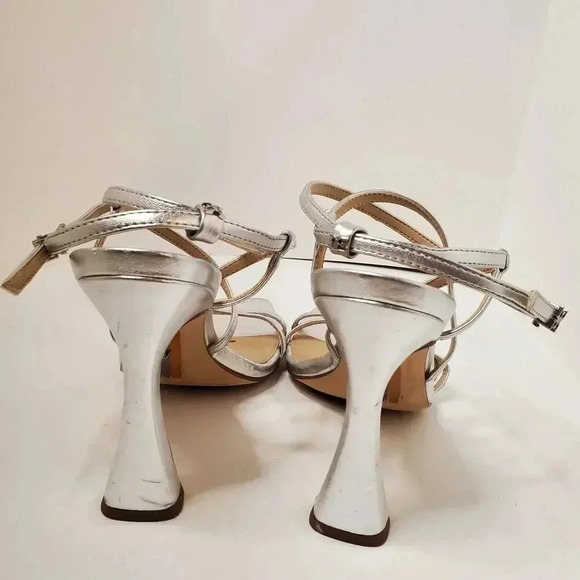 Sam Edelman Silver Strap Sandals - Picture 4 of 5